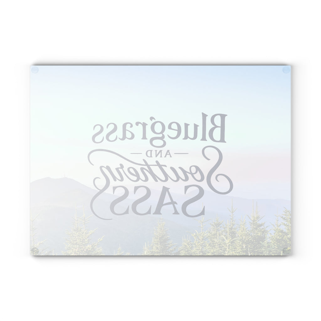 Bluegrass & Southern Sass - Glass Cutting Board