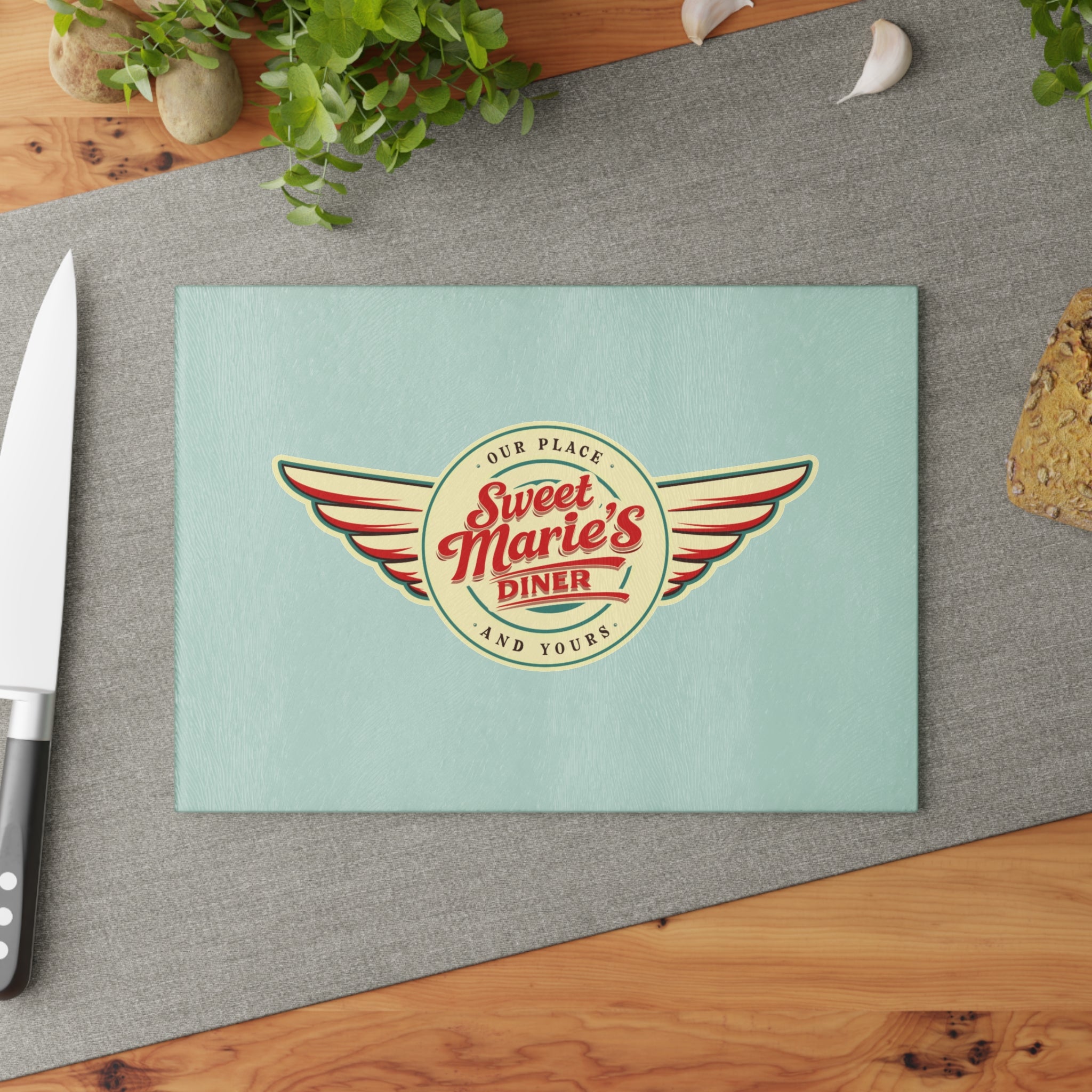 Sweet Marie's - Glass Cutting Board