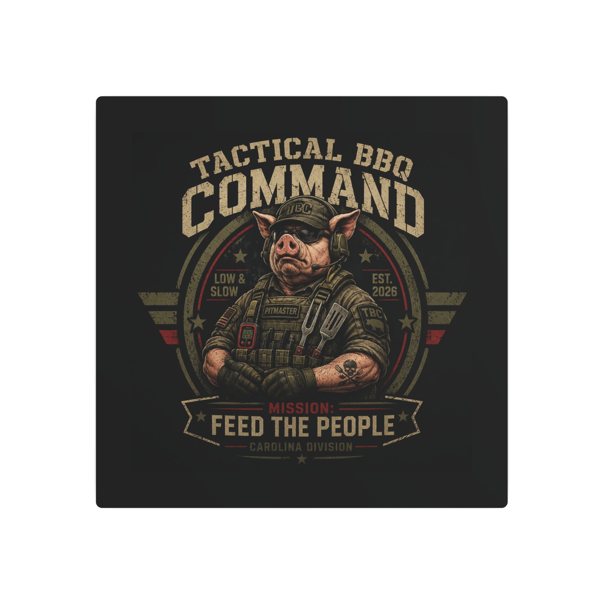 BBQ Command - Tactical Wall Display