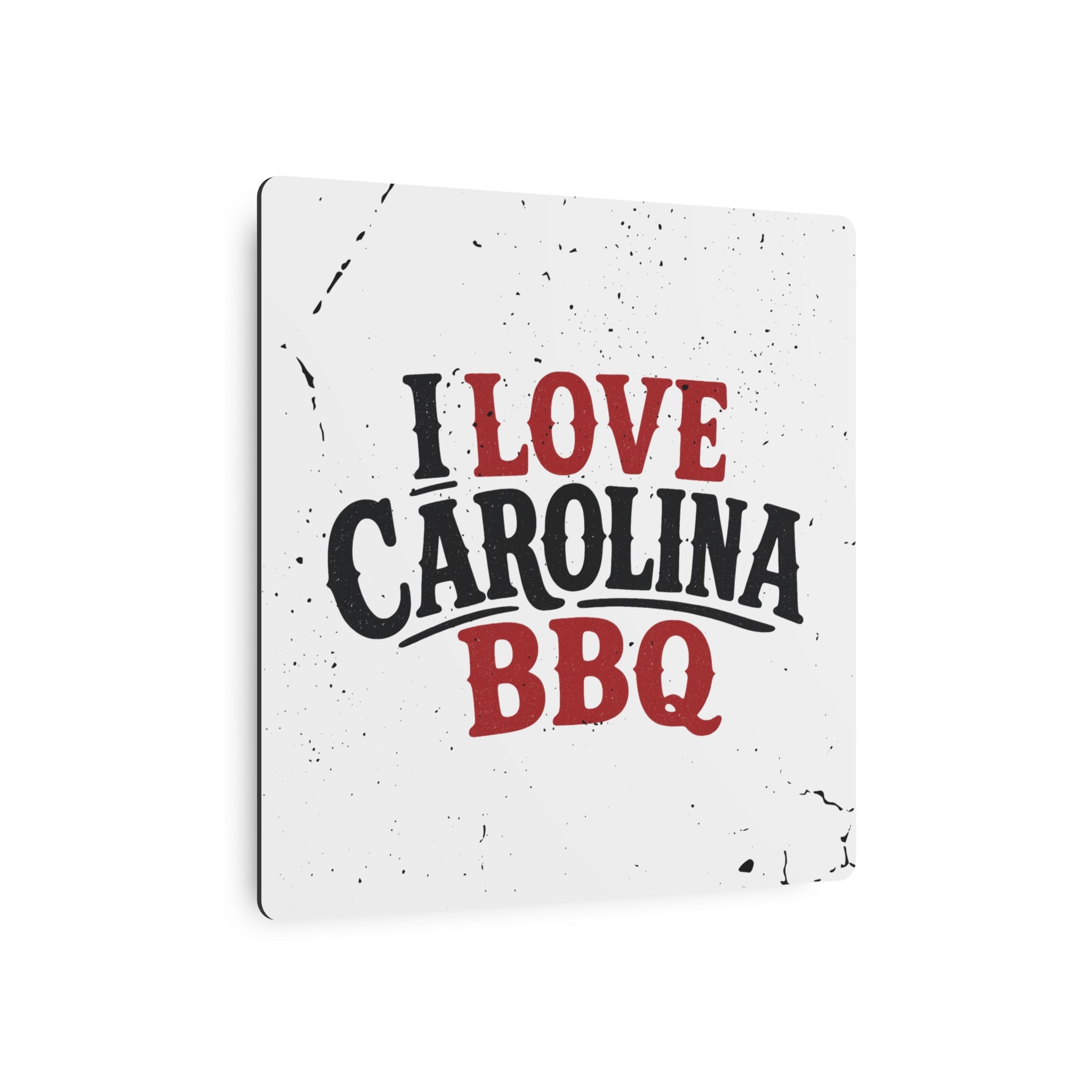 I Love Carolina BBQ - Metal Wall Art