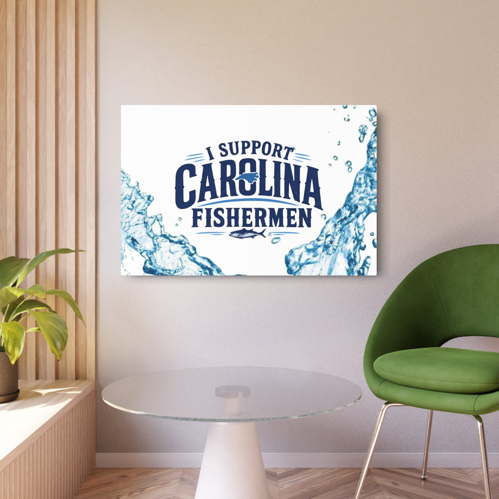 Support Carolina Fishermen - Metal Wall Art