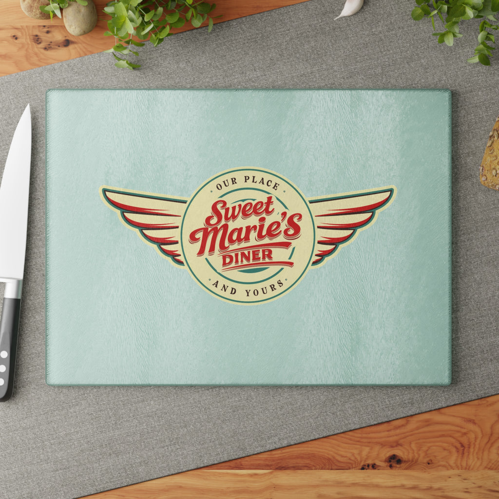 Sweet Marie's - Glass Cutting Board
