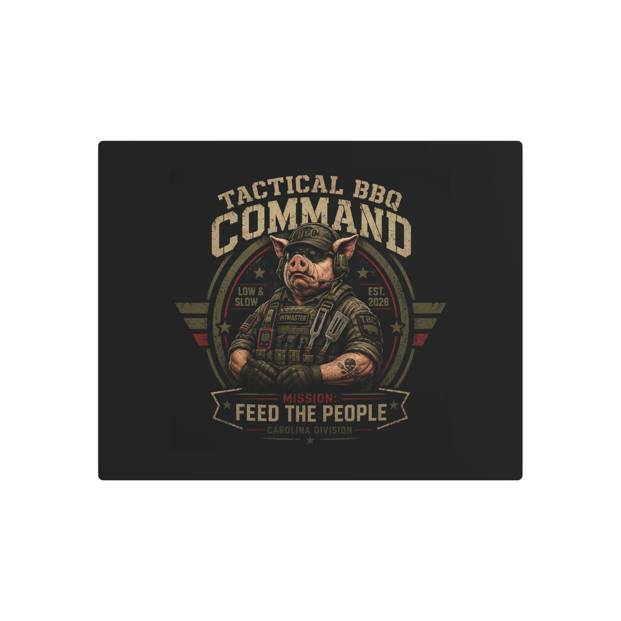 BBQ Command - Tactical Wall Display