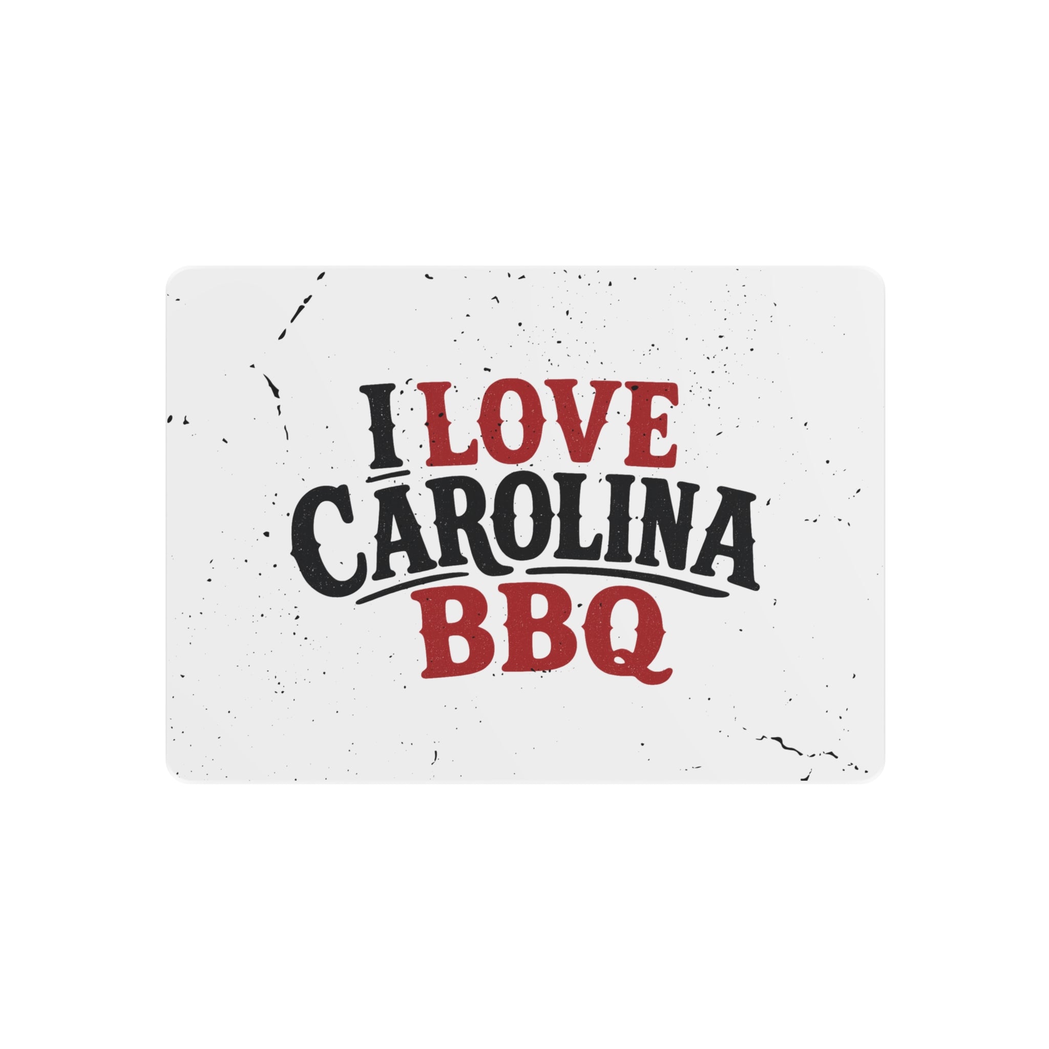 I Love Carolina BBQ - Metal Wall Art