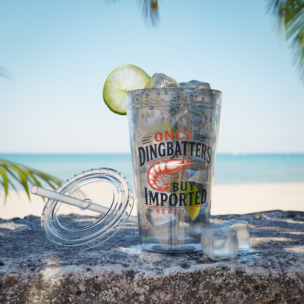 Only Dingbatters buy Imported - Clear Tumbler
