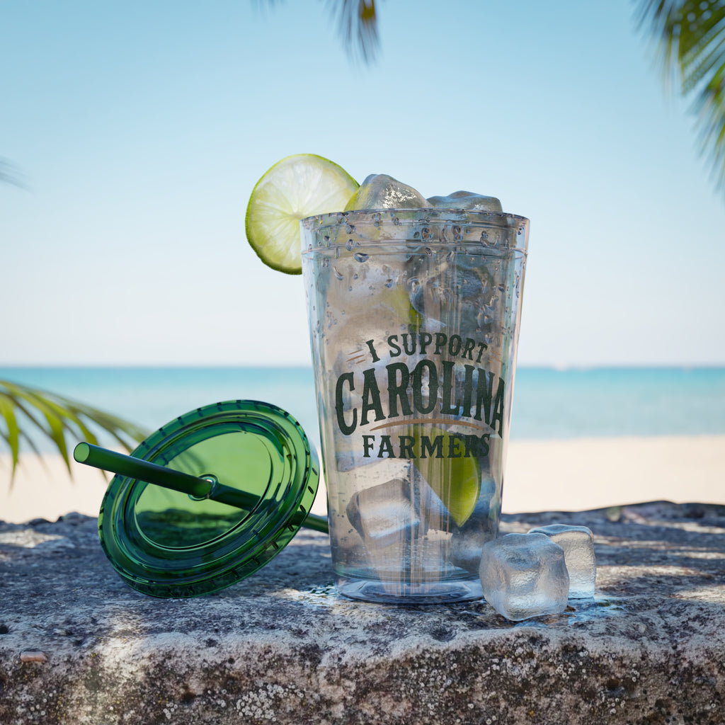Support Carolina Farmers - Clear Tumbler