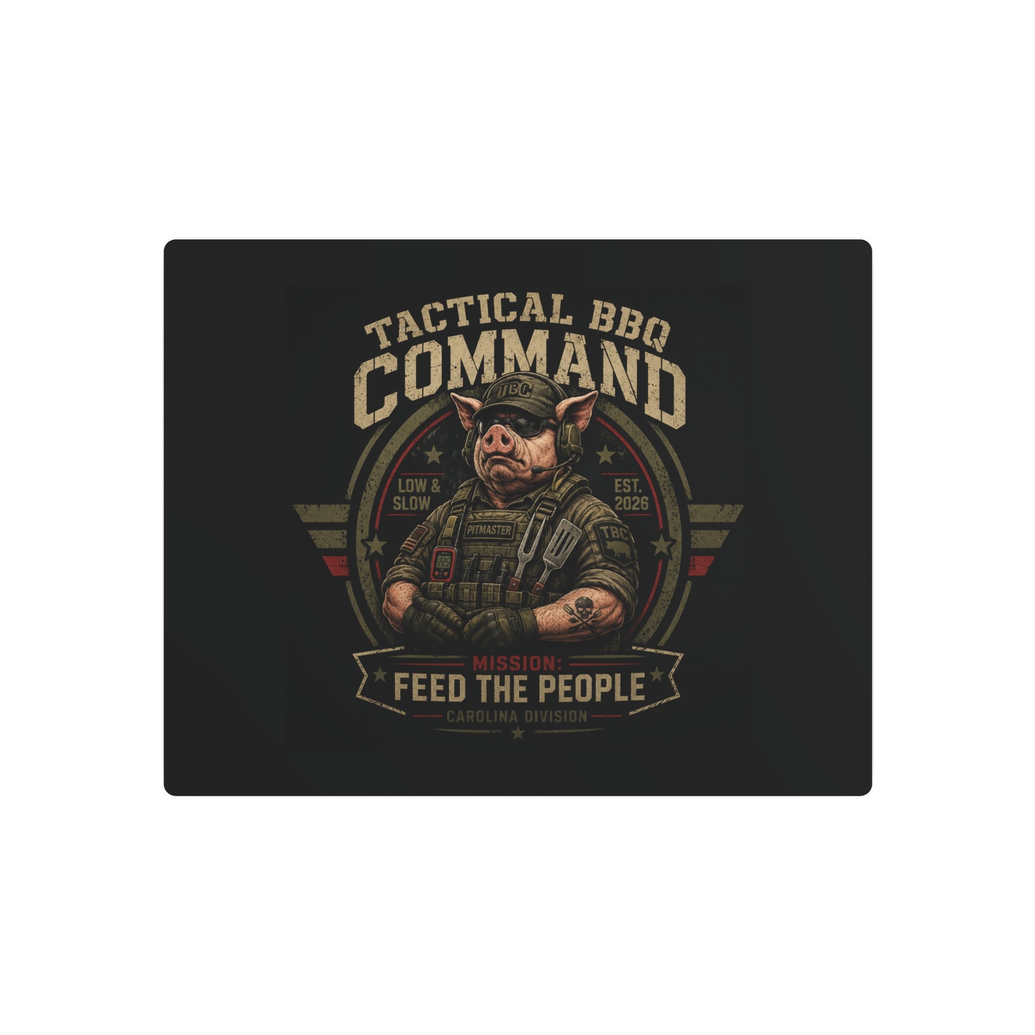 BBQ Command - Tactical Wall Display