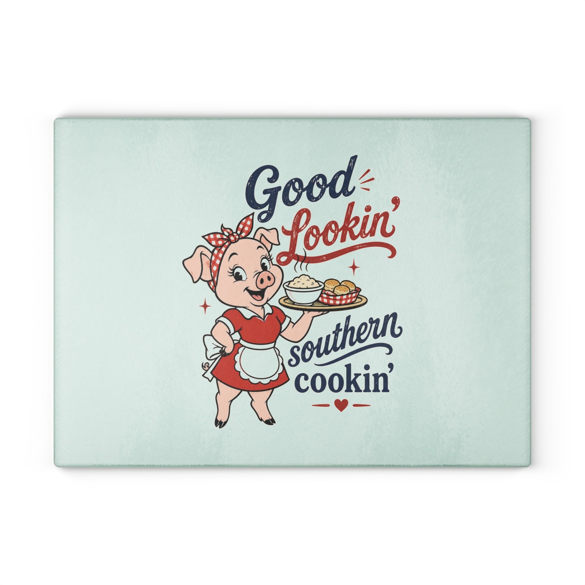 Good Lookin' Southern Cookin' - Glass Cutting Board