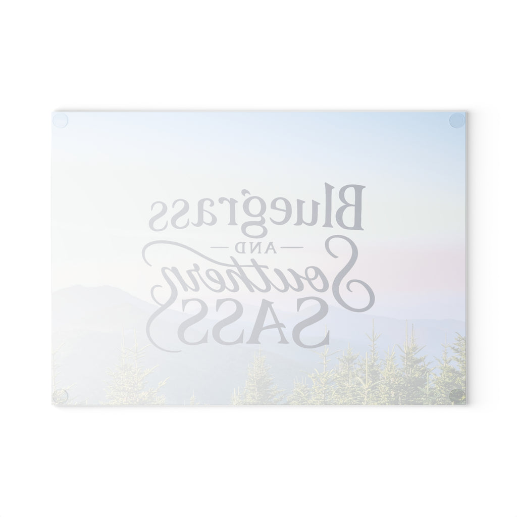 Bluegrass & Southern Sass - Glass Cutting Board