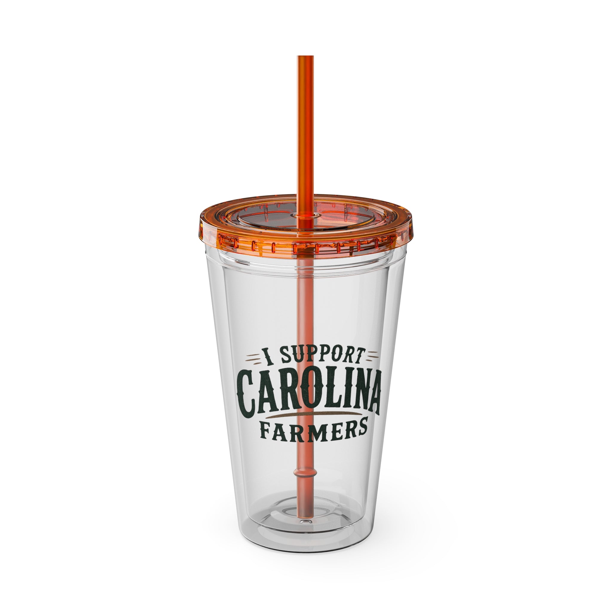 Support Carolina Farmers - Clear Tumbler