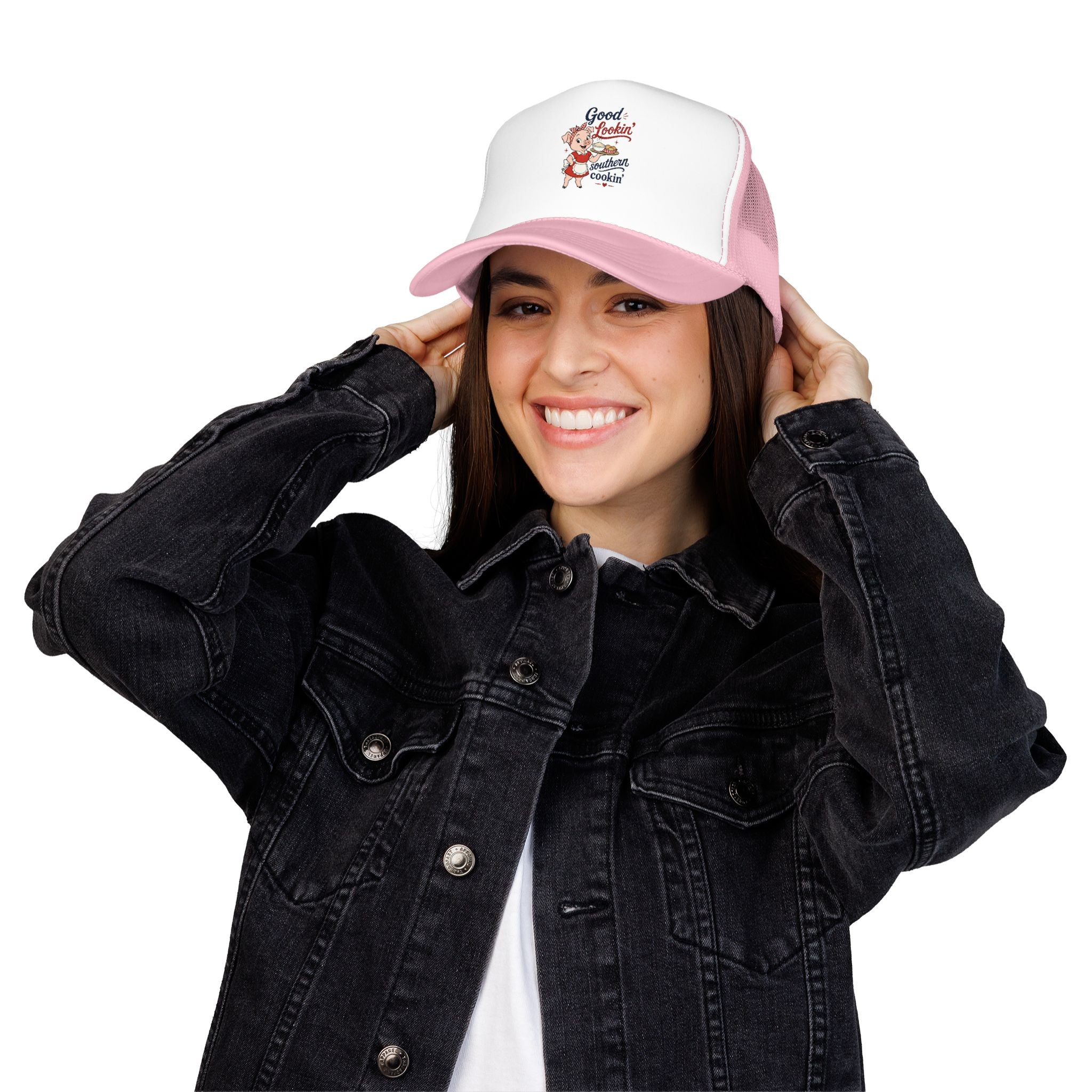 Good Lookin' Southern Cookin' (Pig Graphic) - Foam Trucker Hat