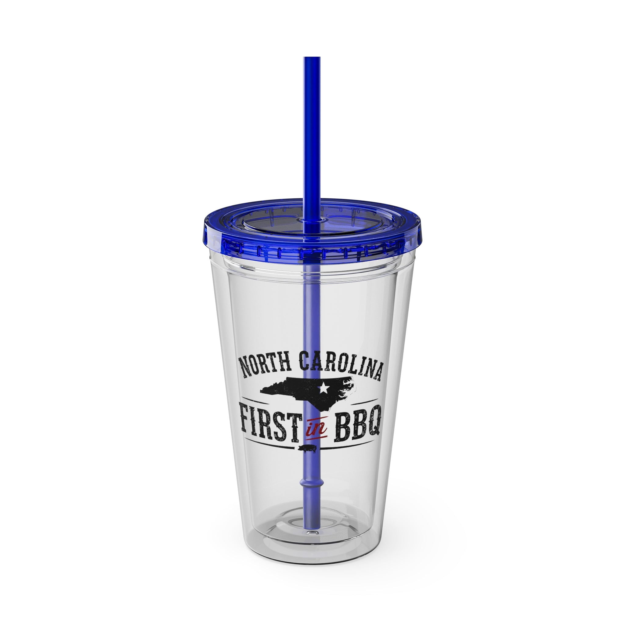 NC First in BBQ - Clear Tumbler