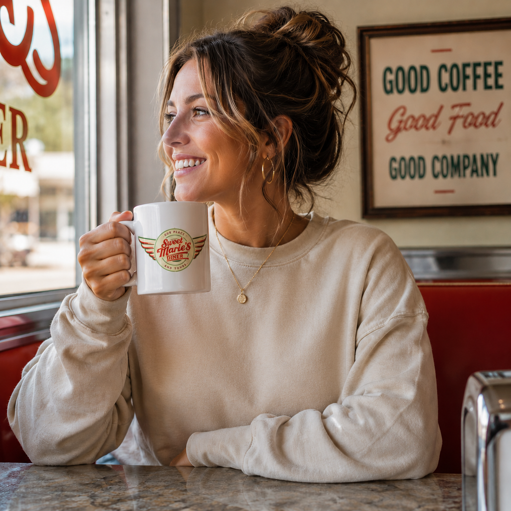 Sweet Marie's Vintage Diner Mug