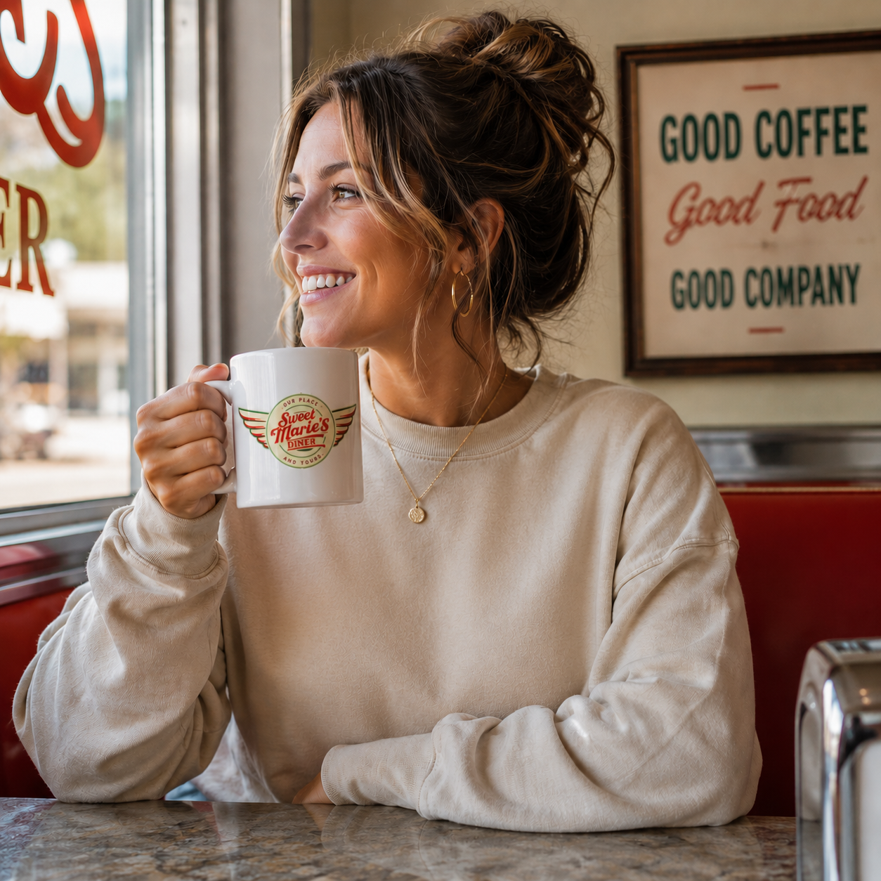 Sweet Marie's Vintage Diner Mug