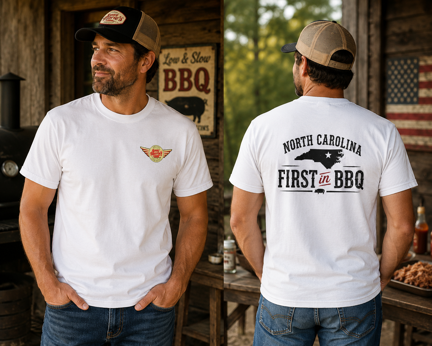 First in BBQ - Men's T