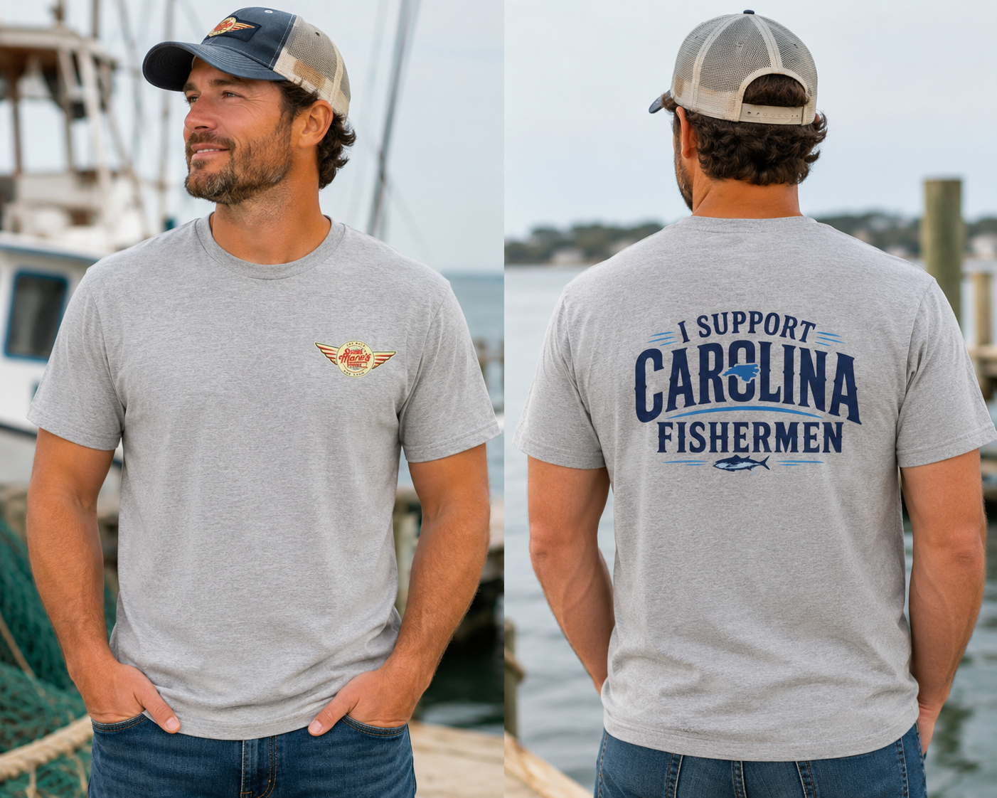 Support Carolina Fishermen - Men's T