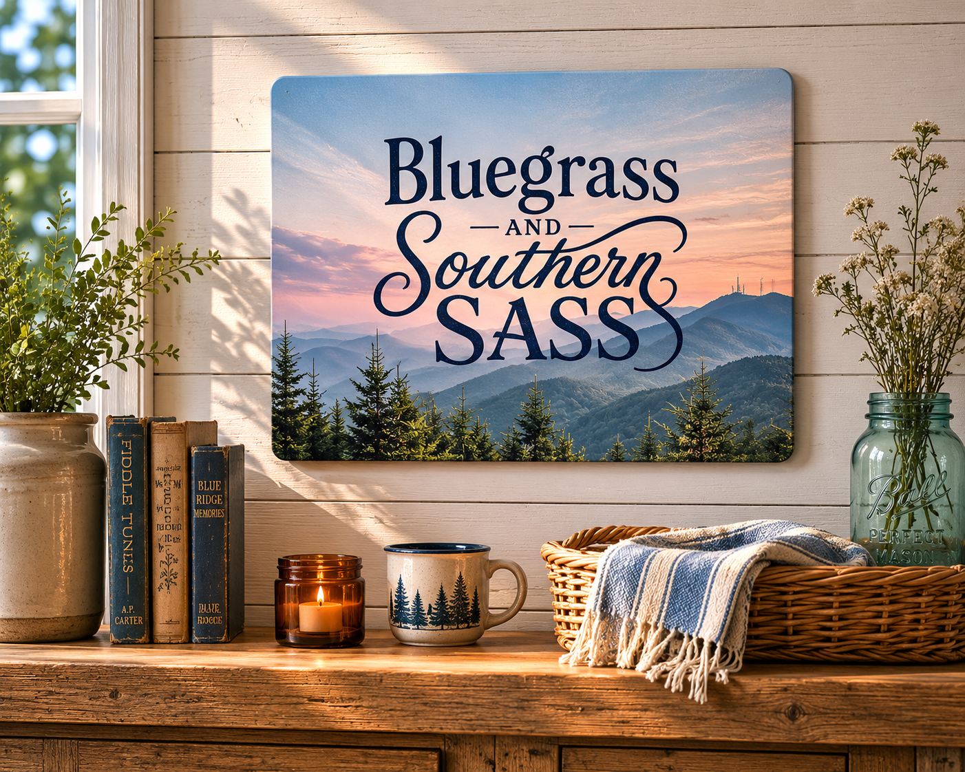 Bluegrass & Southern Sass - Metal Wall Art