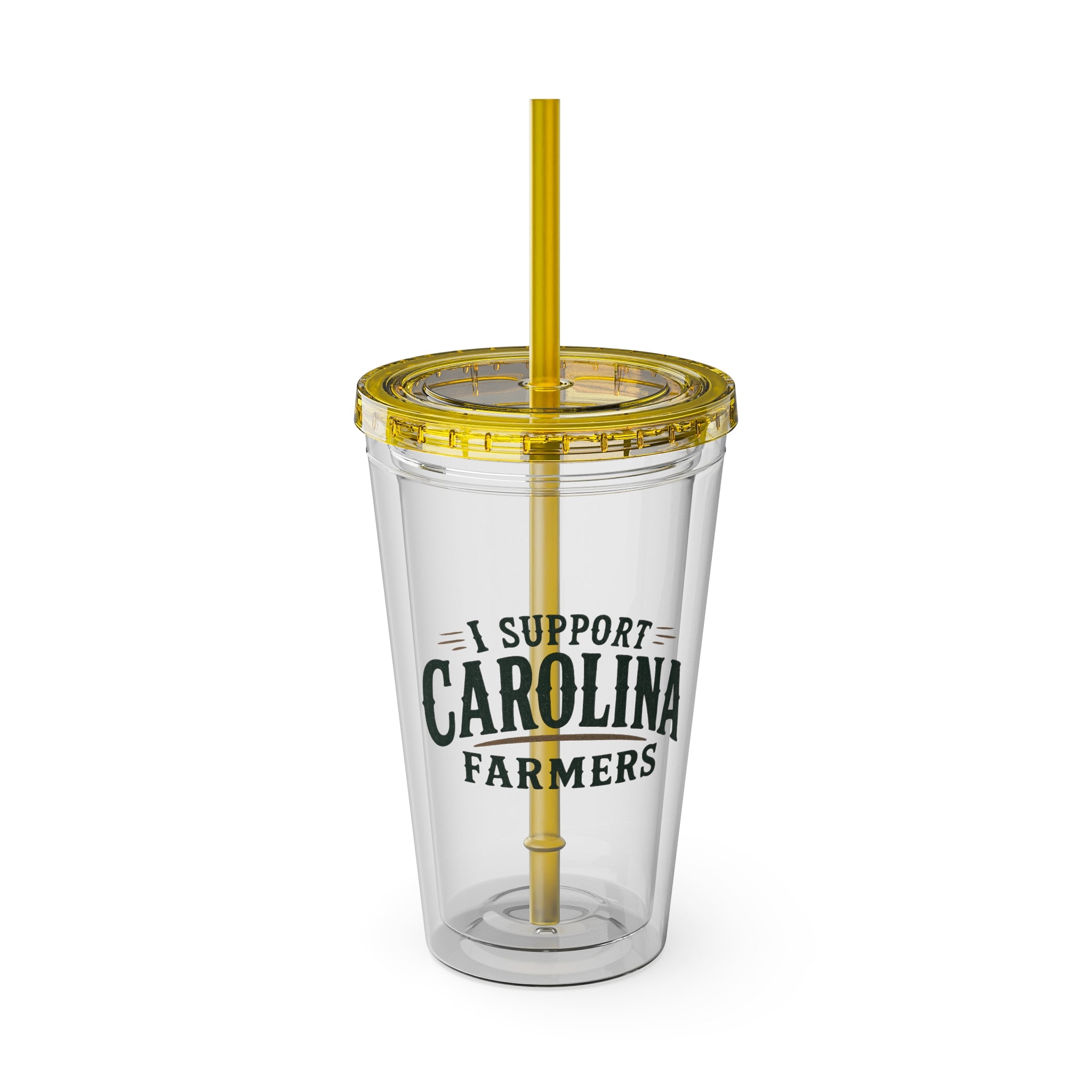 Support Carolina Farmers - Clear Tumbler