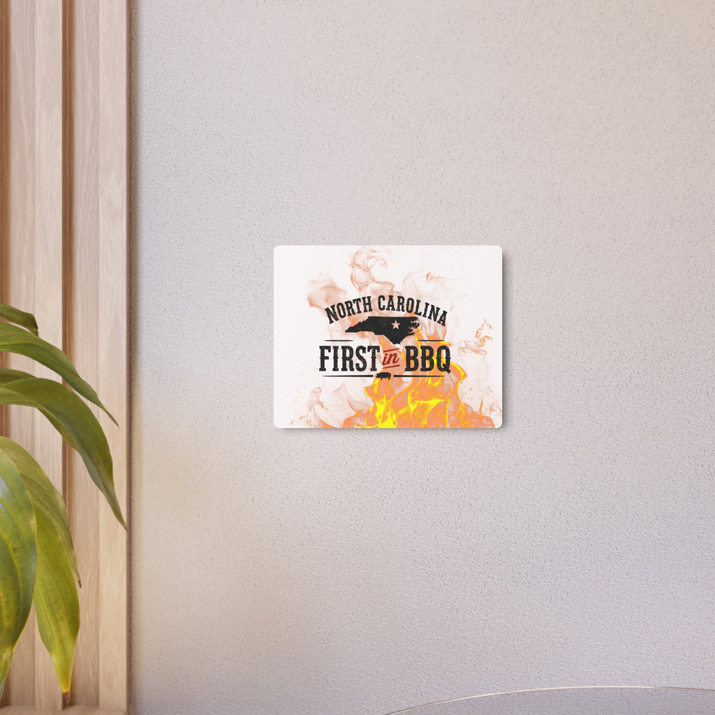 NC First in BBQ - Metal Wall Art