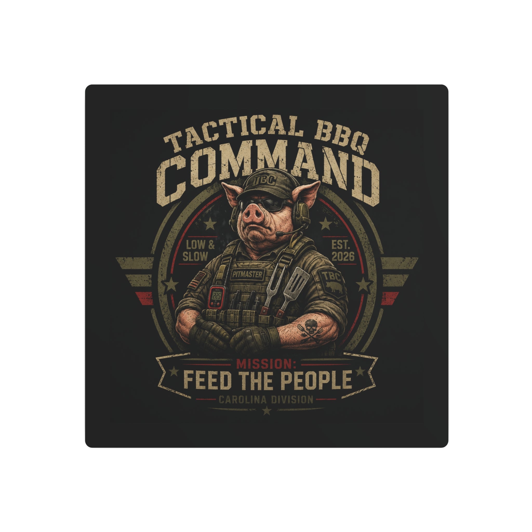 BBQ Command - Tactical Wall Display