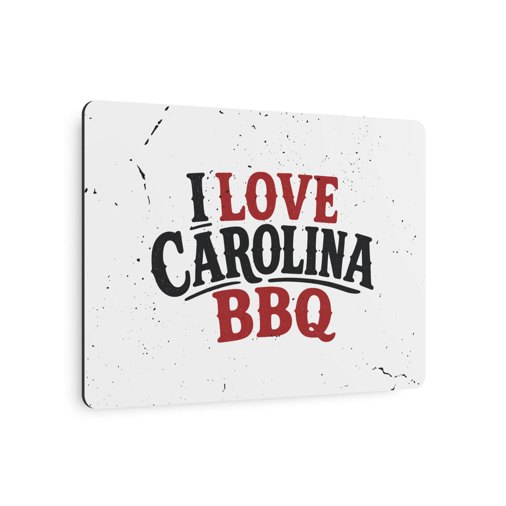 I Love Carolina BBQ - Metal Wall Art