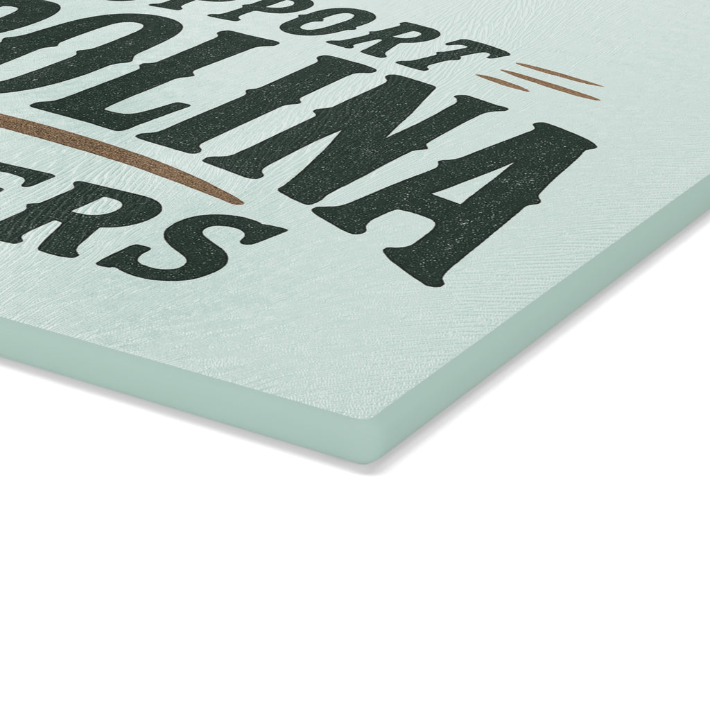 Support Carolina Farmers - Glass Cutting Board