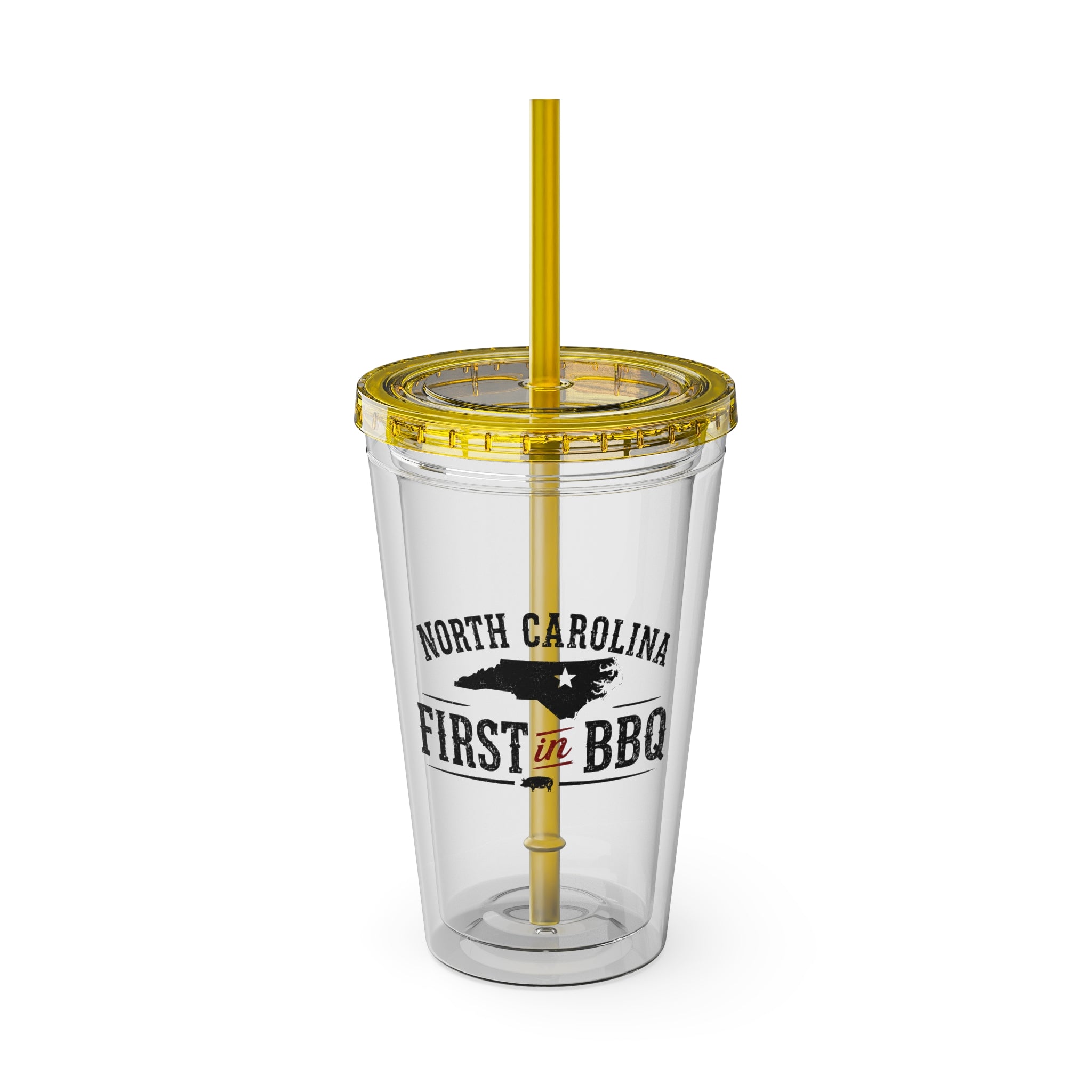 NC First in BBQ - Clear Tumbler