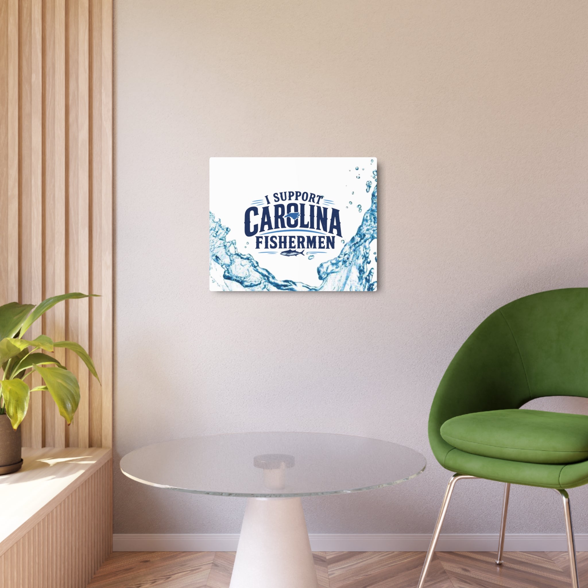 Support Carolina Fishermen - Metal Wall Art