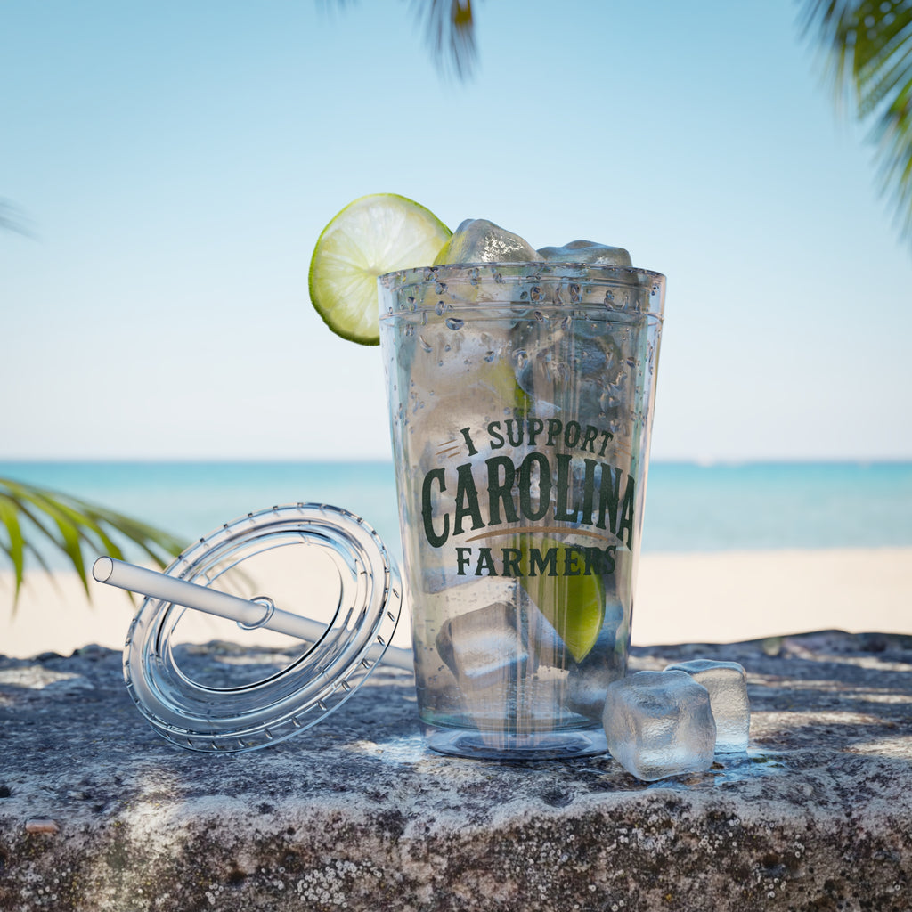 Support Carolina Farmers - Clear Tumbler