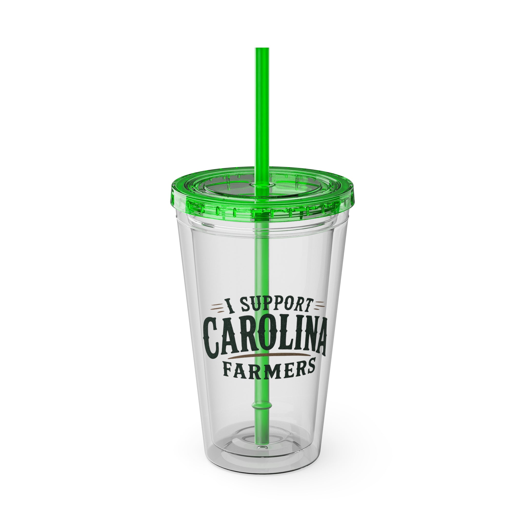 Support Carolina Farmers - Clear Tumbler