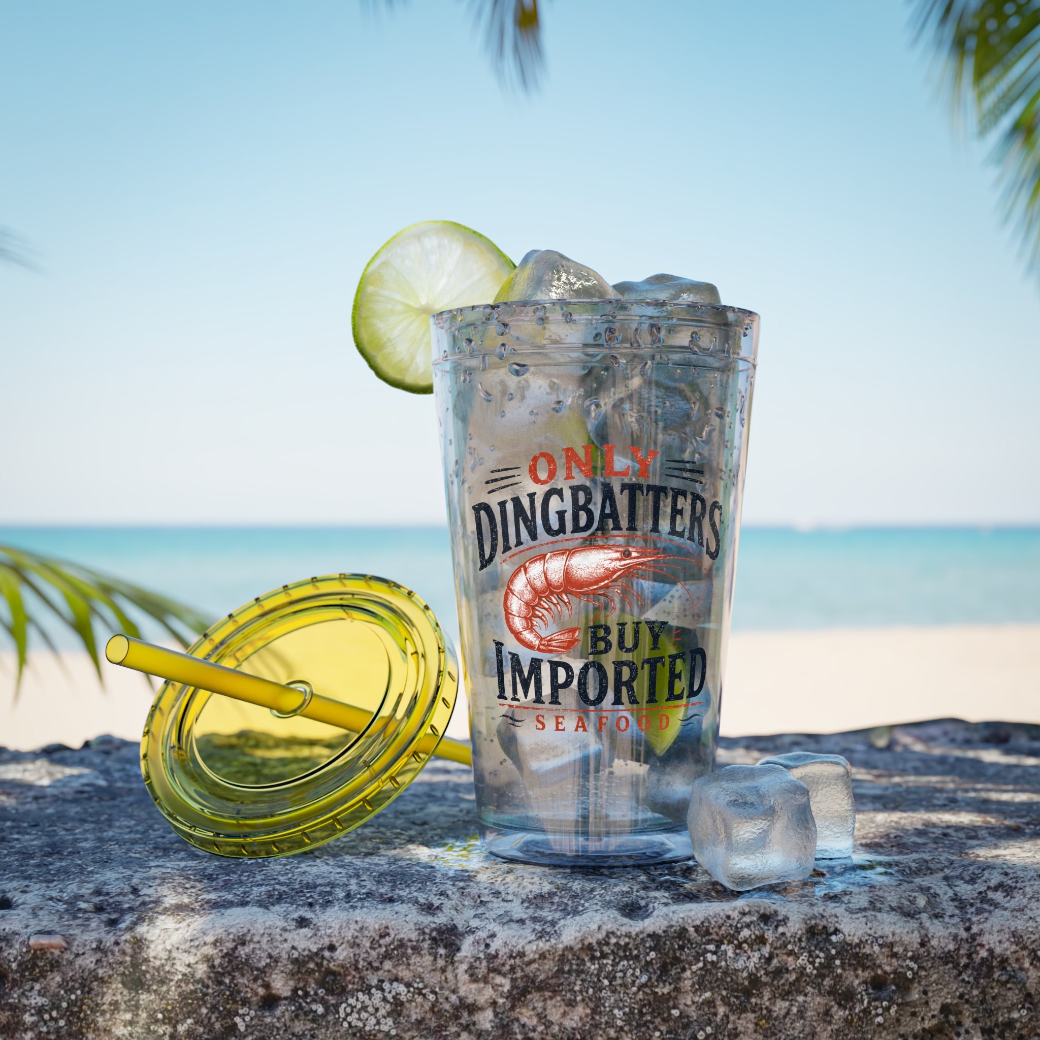 Only Dingbatters buy Imported - Clear Tumbler