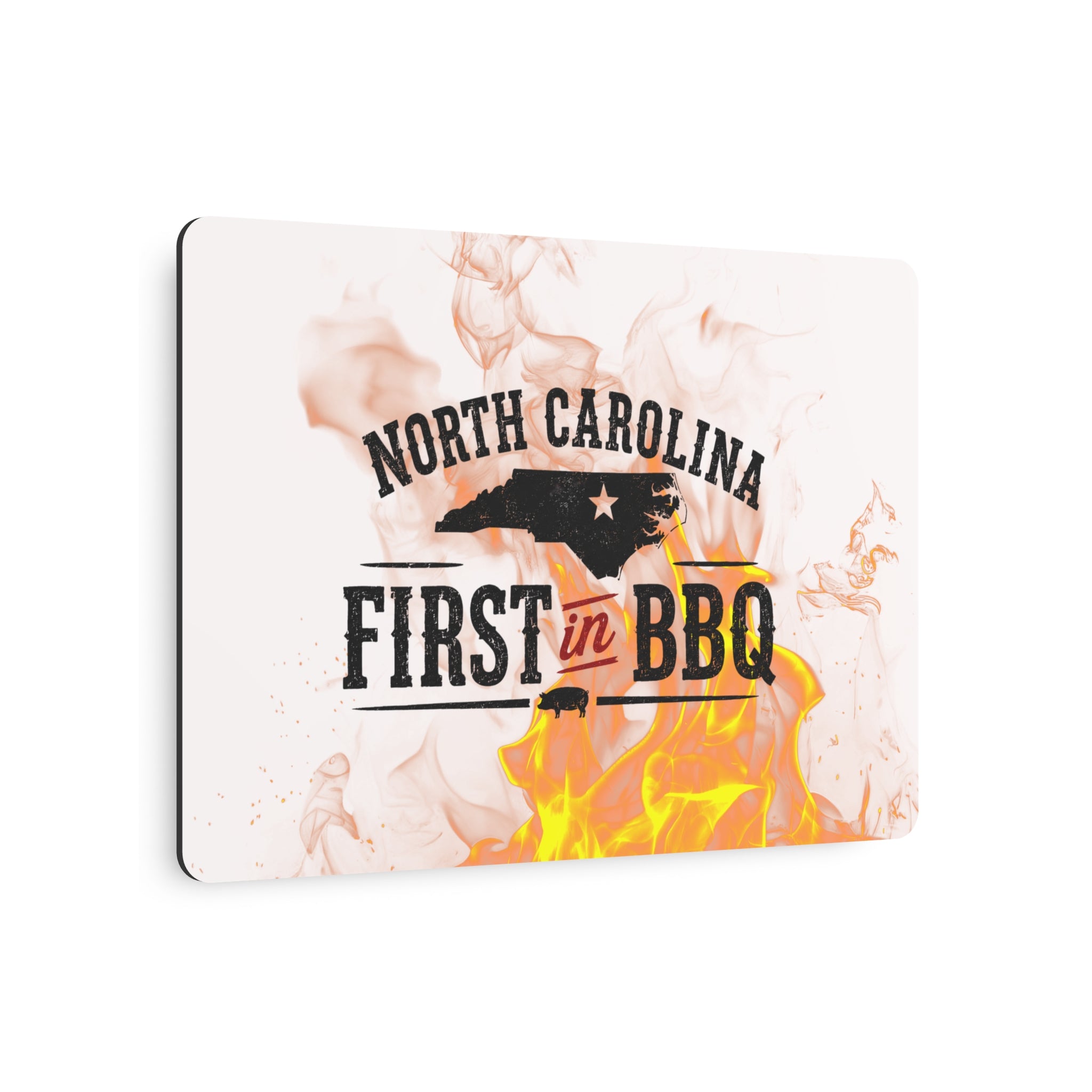 NC First in BBQ - Metal Wall Art