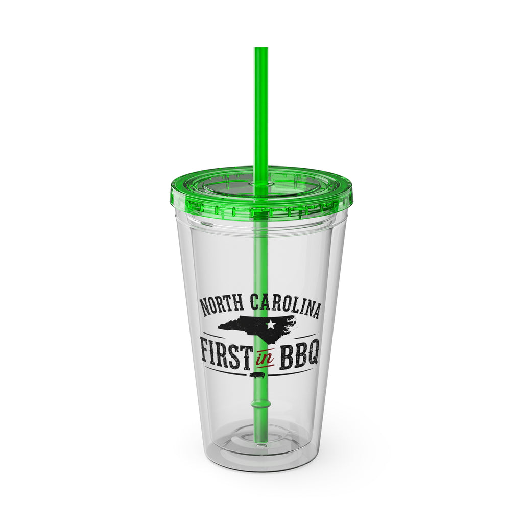 NC First in BBQ - Clear Tumbler