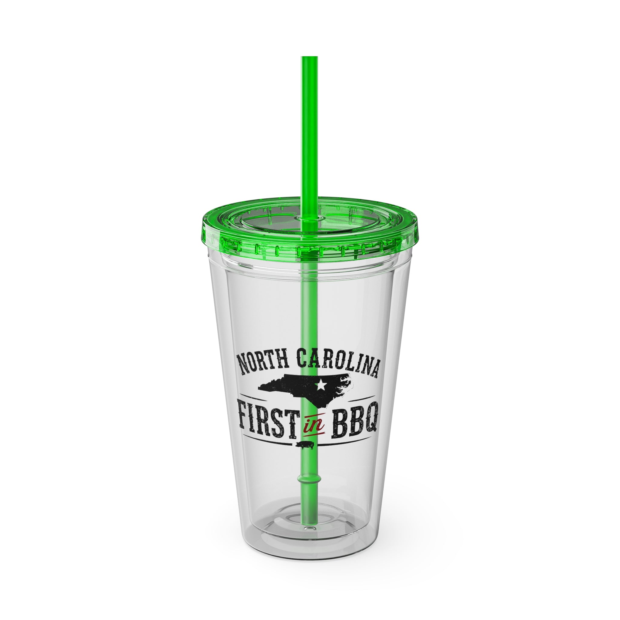 NC First in BBQ - Clear Tumbler