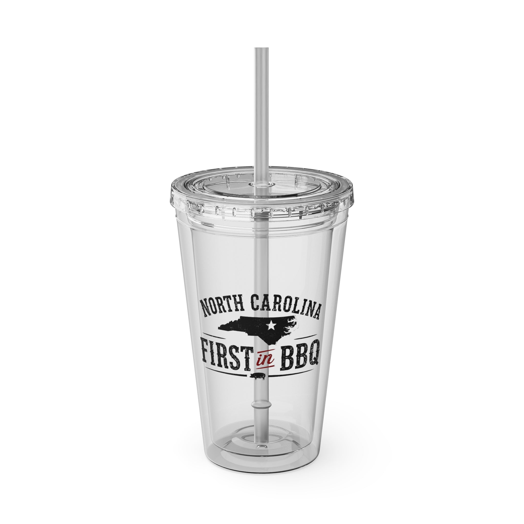 NC First in BBQ - Clear Tumbler