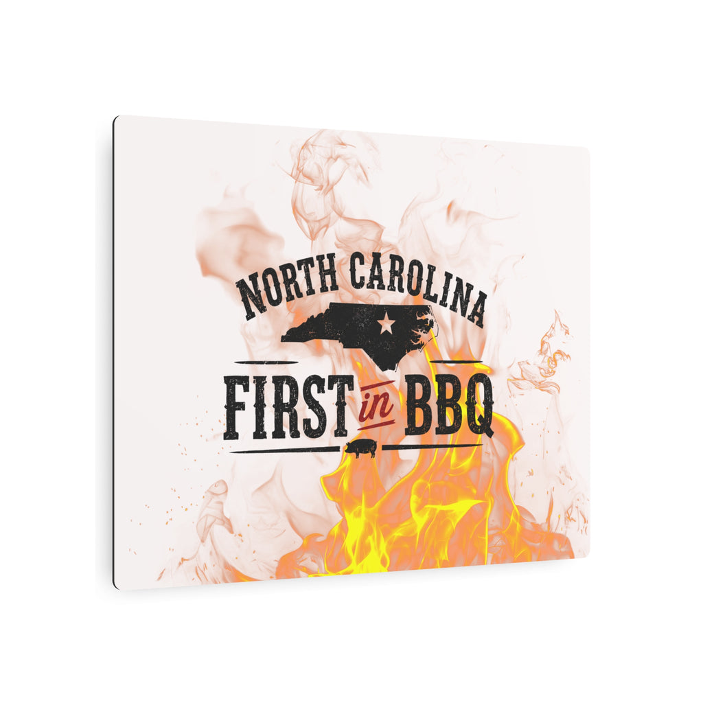 NC First in BBQ - Metal Wall Art