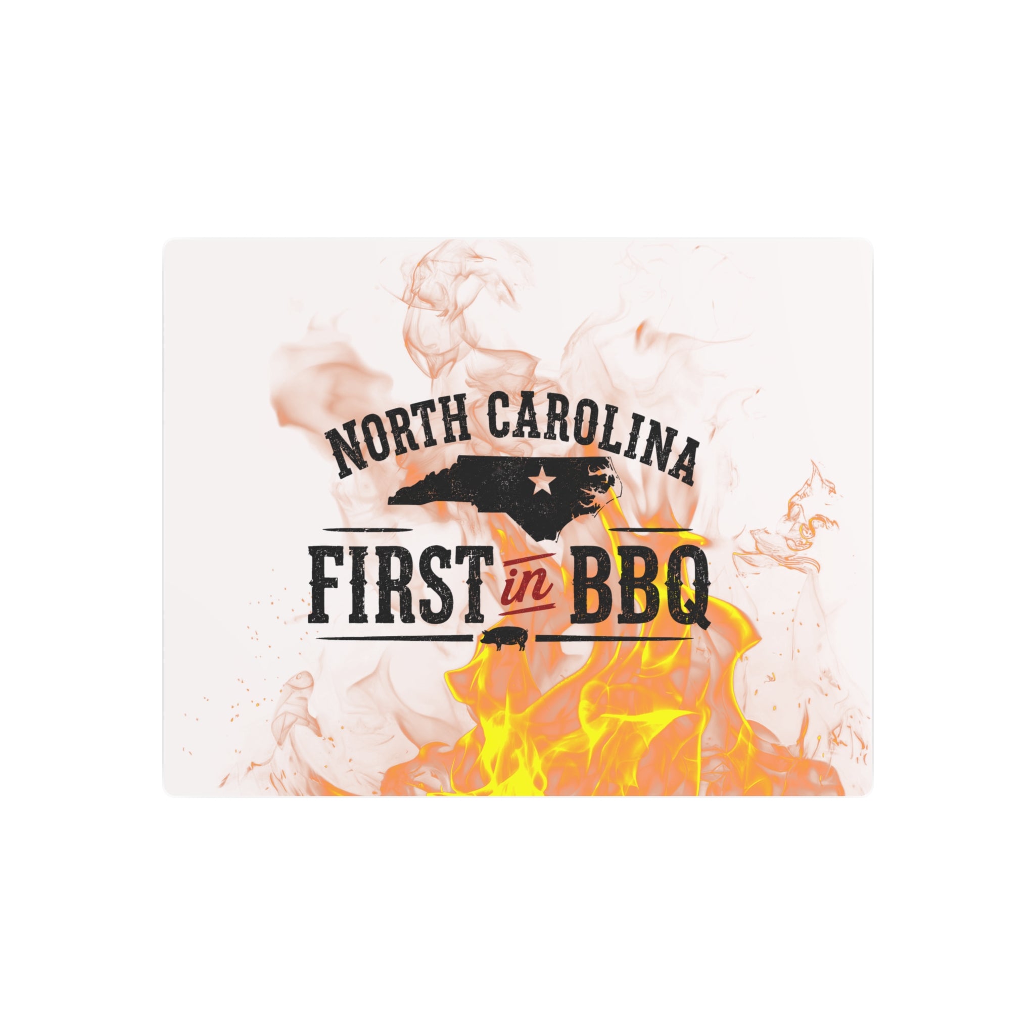 NC First in BBQ - Metal Wall Art