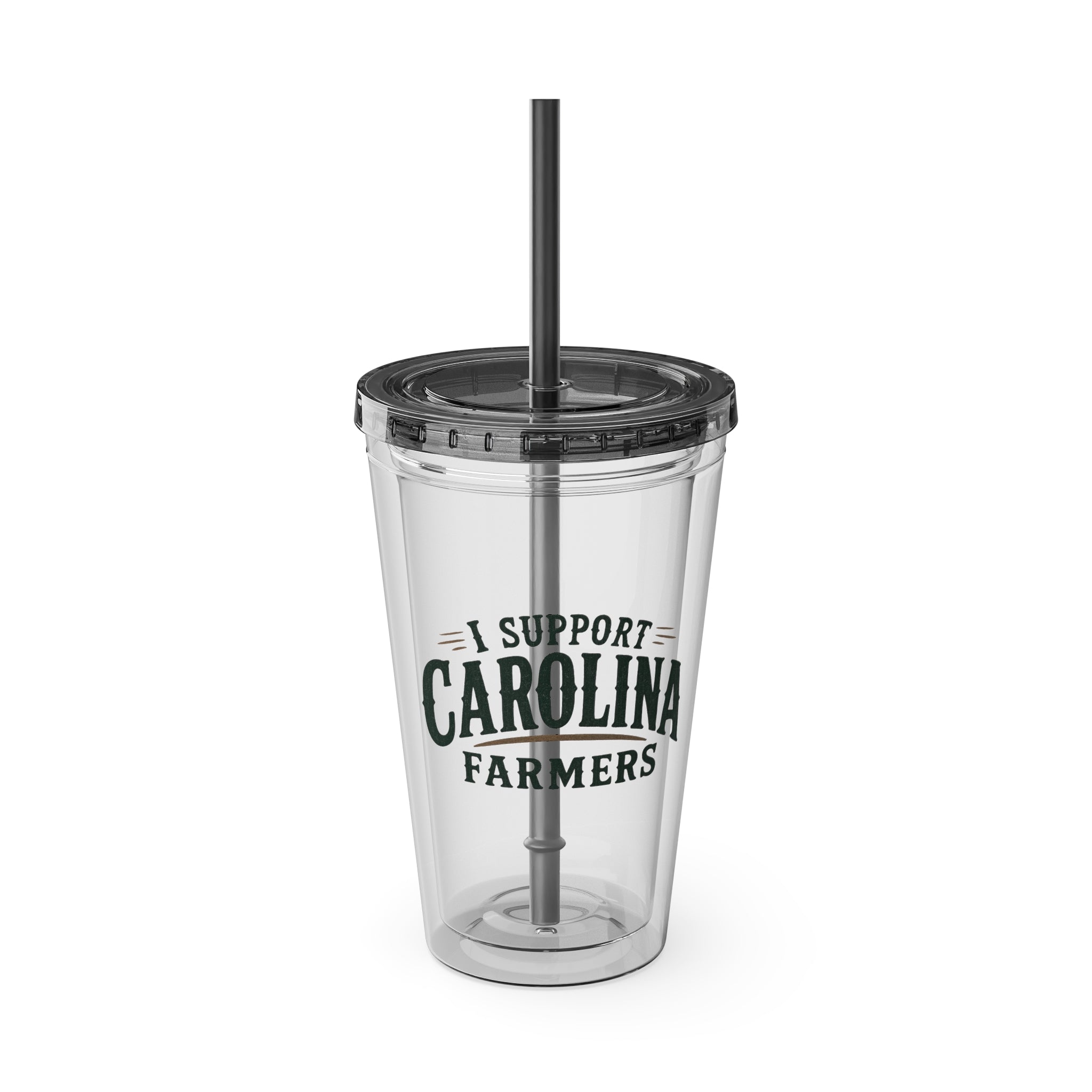 Support Carolina Farmers - Clear Tumbler