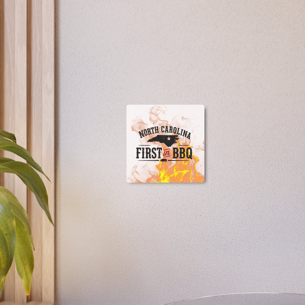 NC First in BBQ - Metal Wall Art