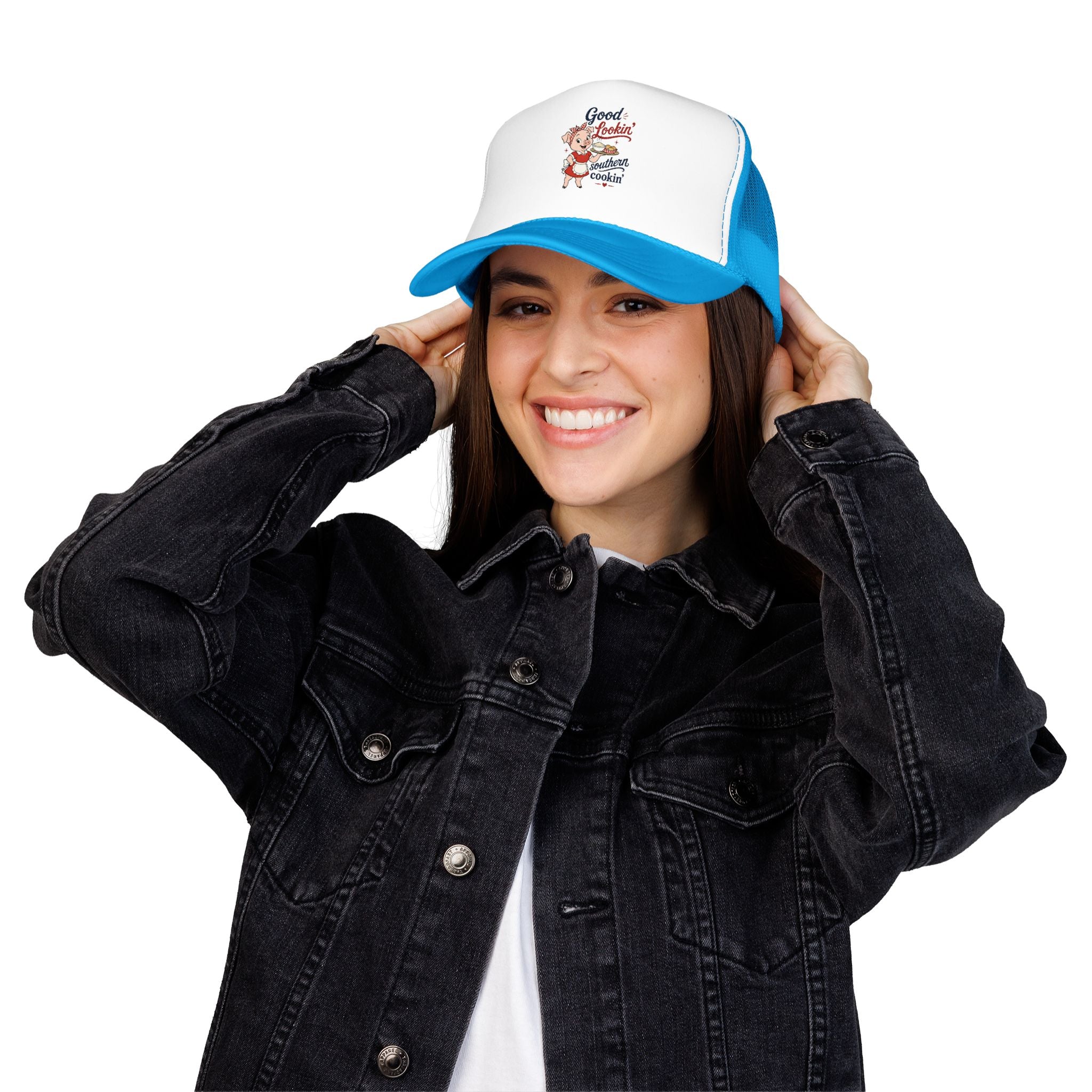 Good Lookin' Southern Cookin' (Pig Graphic) - Foam Trucker Hat