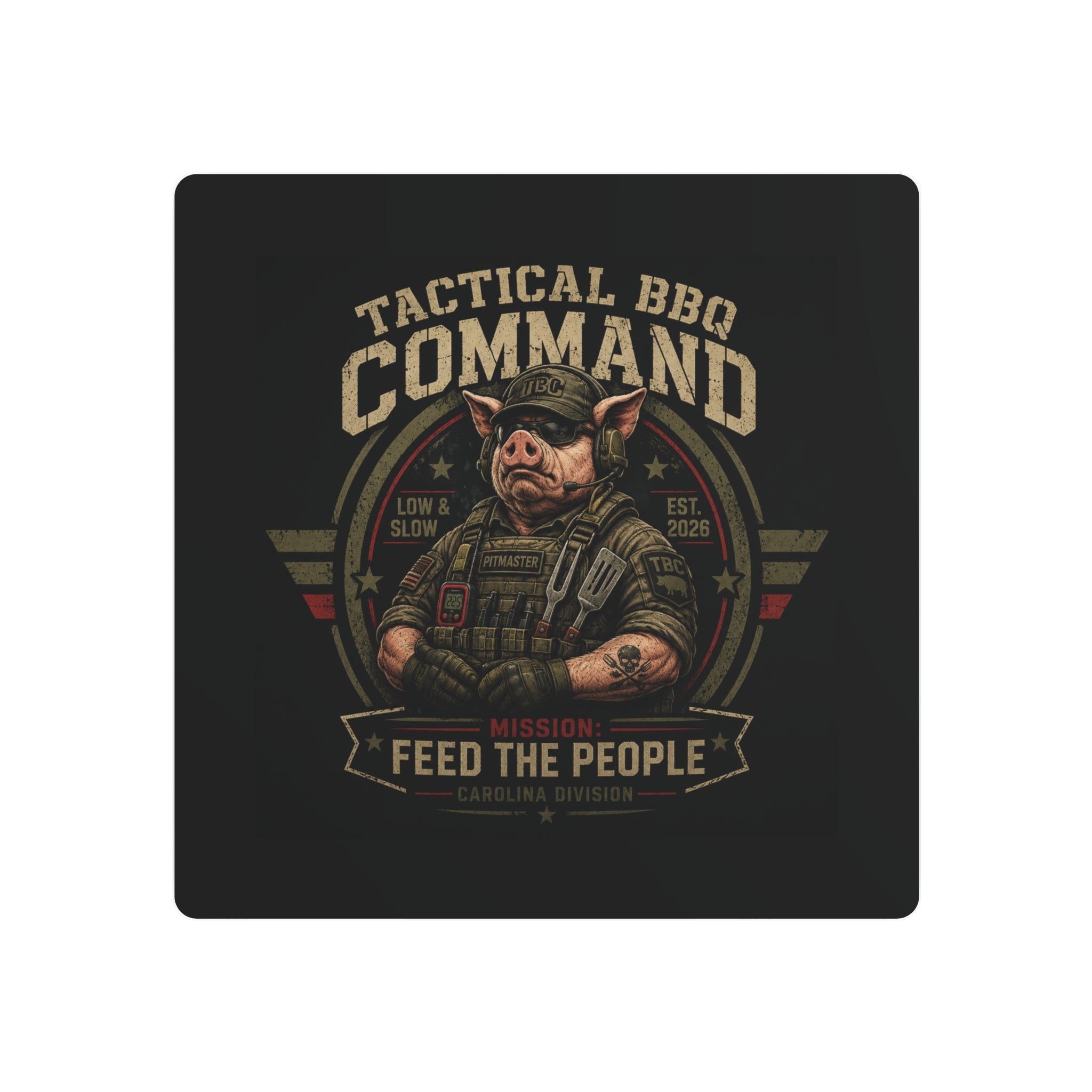 BBQ Command - Tactical Wall Display