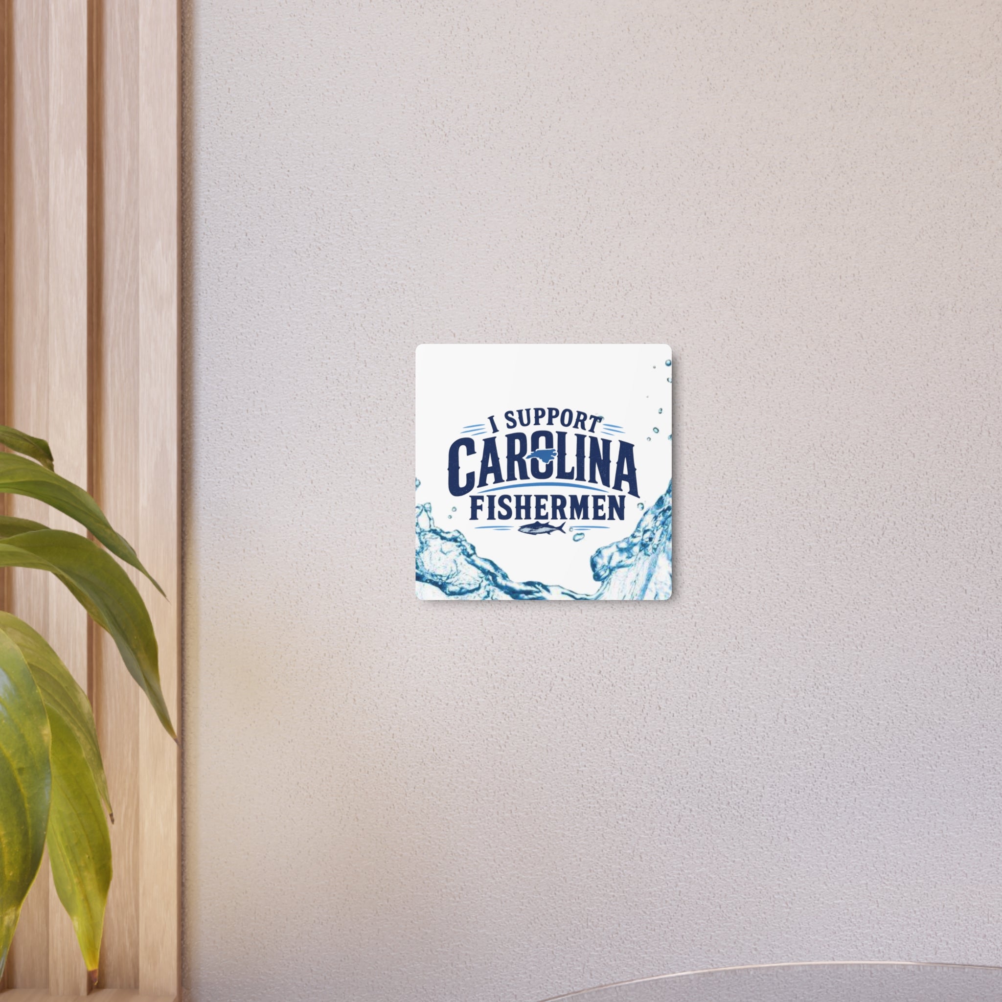 Support Carolina Fishermen - Metal Wall Art