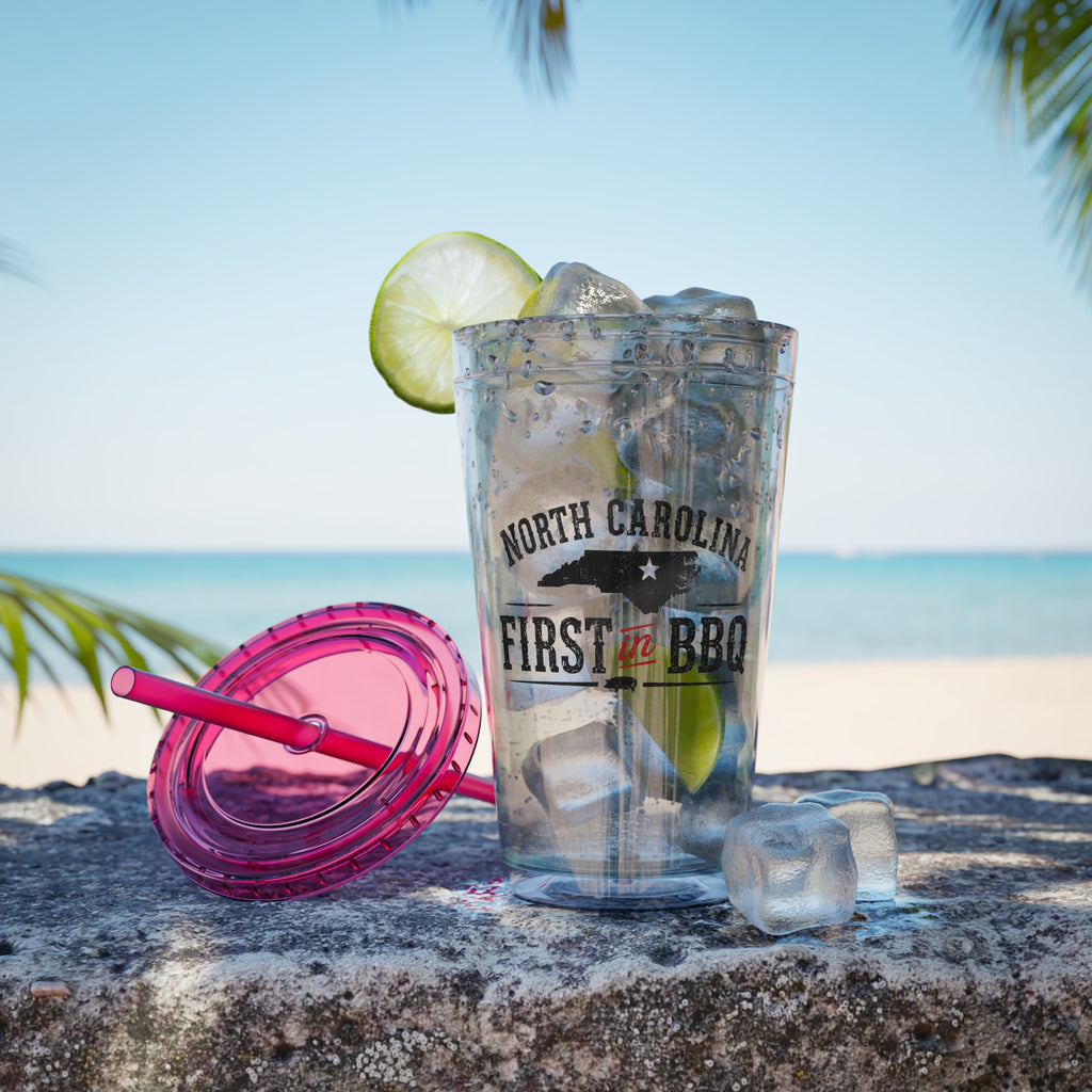 NC First in BBQ - Clear Tumbler
