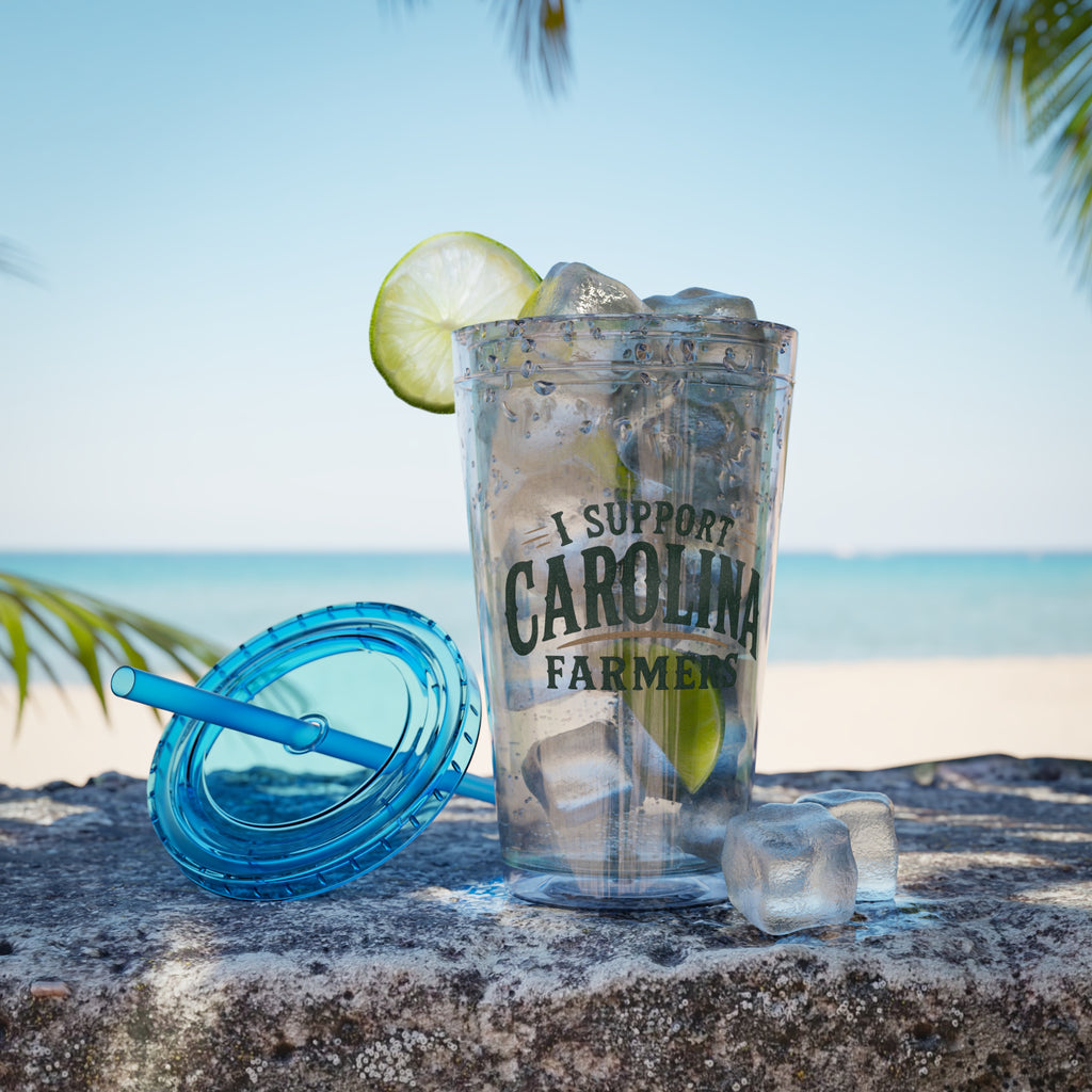Support Carolina Farmers - Clear Tumbler