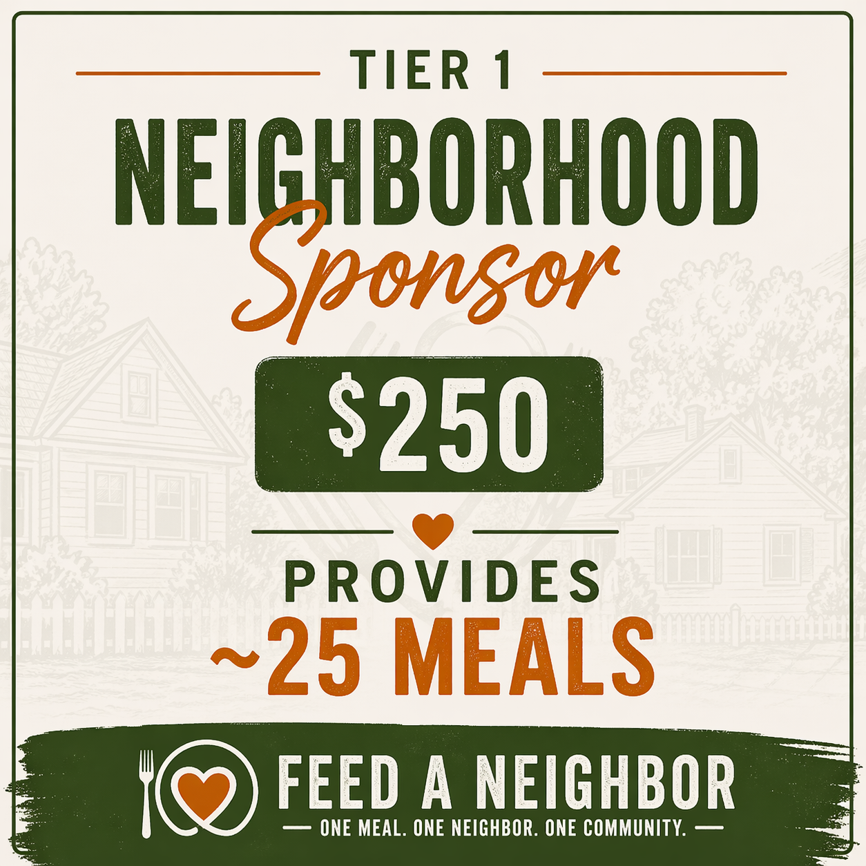Feed A Neighbor Sponsorship