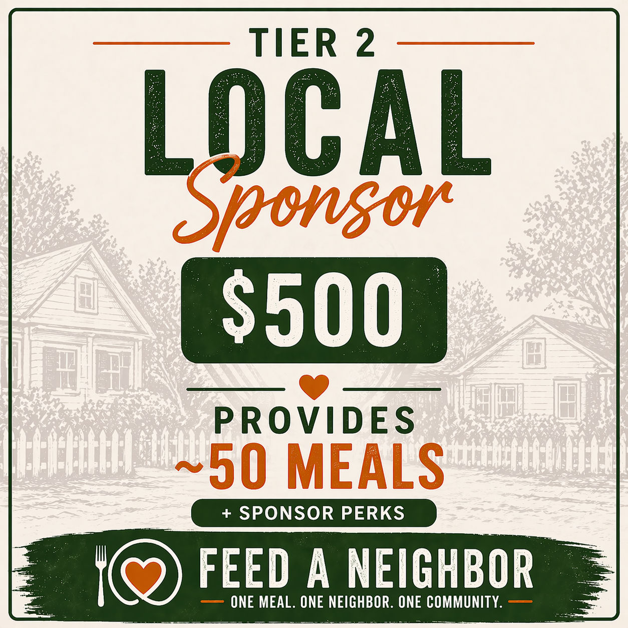 Feed A Neighbor Sponsorship